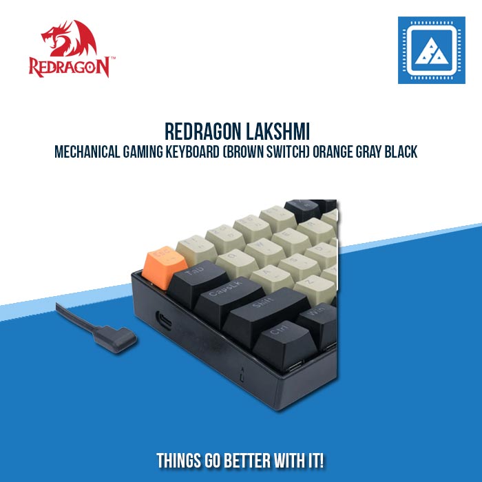 MECHANICAL GAMING KEYBOARD (BROWN SWITCH) ORANGE GRAY BLACK MECHANICAL GAMING KEYBOARD (BROWN SWITCH) ORANGE GRAY BLACK